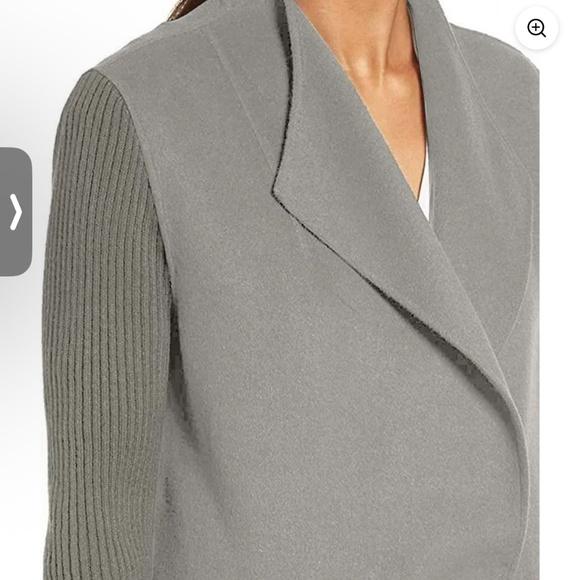 Kenneth Cole NewYork Women’s wool blend jacketwith Knit sleeve size M - Picture 5 of 6